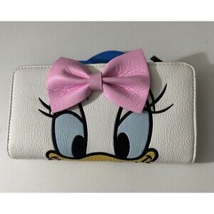 Loungefly Wallet Disney Donald & Daisy Duck Reversible Billfold Wallet Sm Flaw